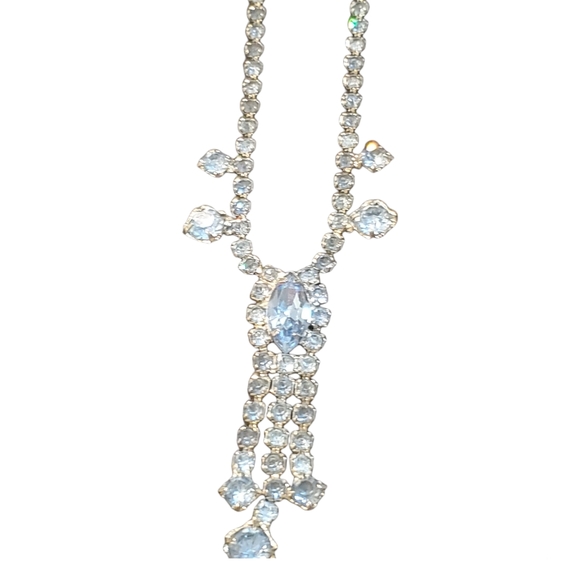 Antique Necklace with a Aqua Stones Costume - Picture 6 of 8